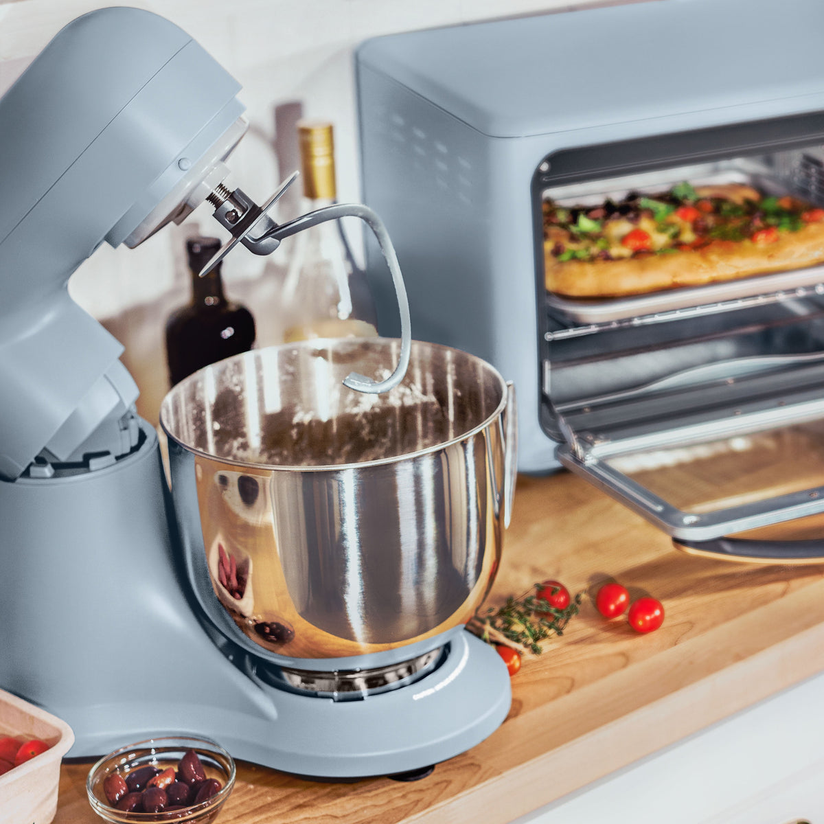Beautiful 5.3 Qt Stand Mixer, Lightweight & Powerful with Tilt-Head, Chocolate by Drew Barrymore