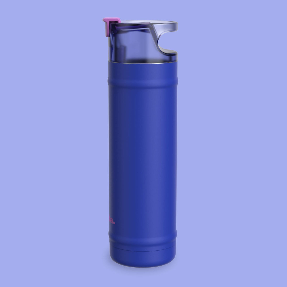 Bubba 24oz DualSip Insulated Stainless Steel Water Bottle with Straw & Sip Lid, Ocean Energy Blue/Purple