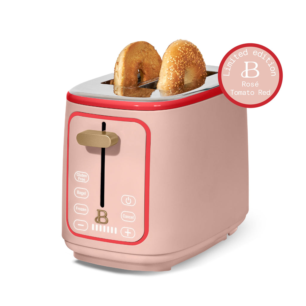 Beautiful 2 Slice Toaster with Touch-Activated Display, Thyme Green by Drew Barrymore