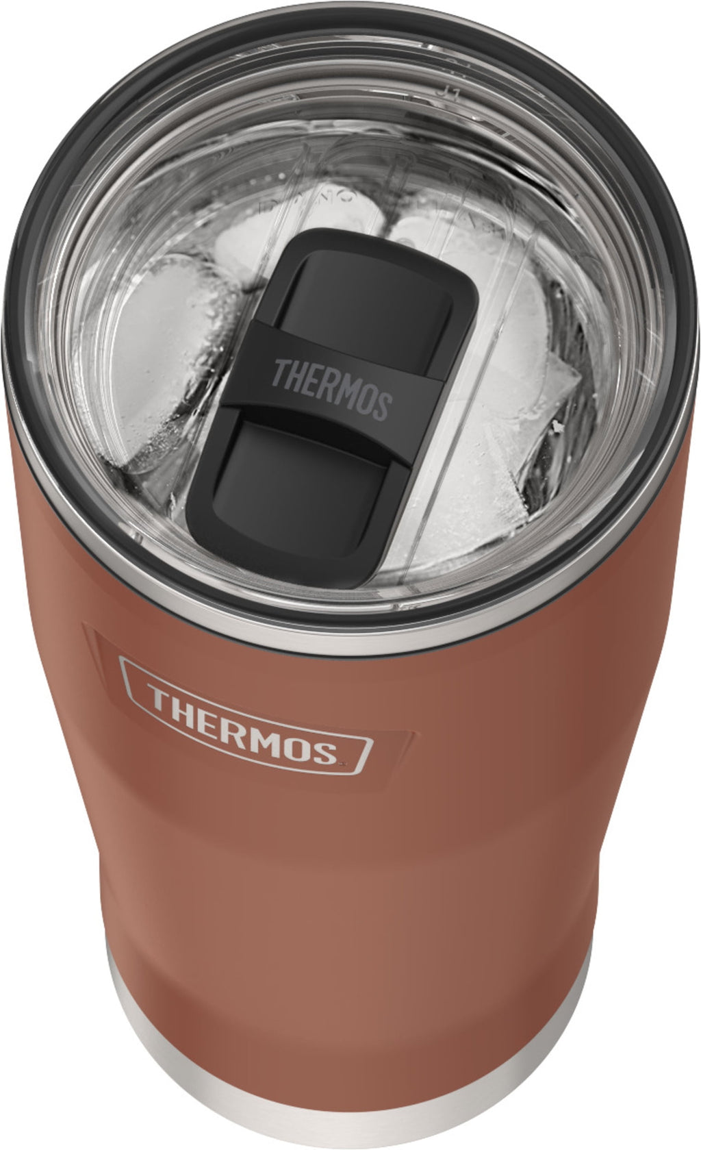 Thermos Stainless Steel Tumbler, w/ Slide Lock Lid, Graphite, 24 oz