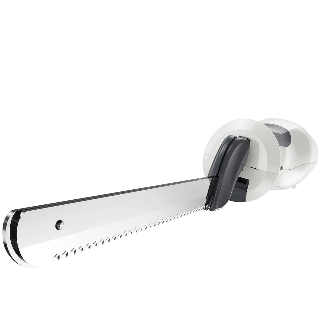 BLACK+DECKER 9-Inch Electric Carving Knife, Stainless Steel, White