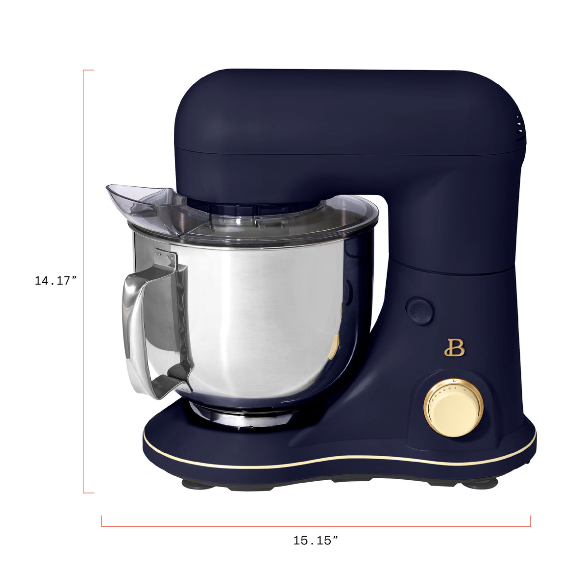 Beautiful 5.3 Qt Stand Mixer, Lightweight & Powerful with Tilt-Head, Chocolate by Drew Barrymore