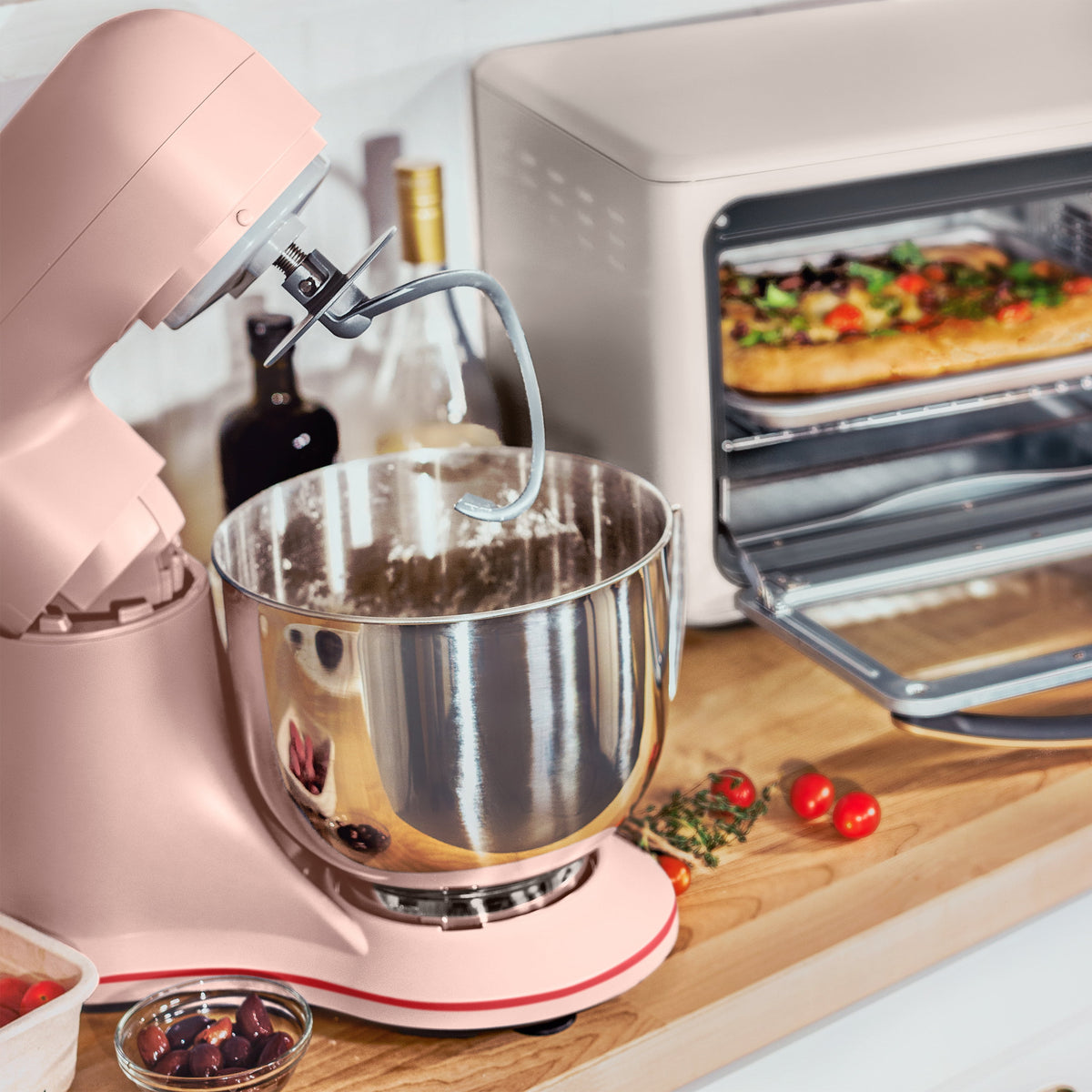 Beautiful 5.3 Qt Stand Mixer, Lightweight & Powerful with Tilt-Head, Chocolate by Drew Barrymore