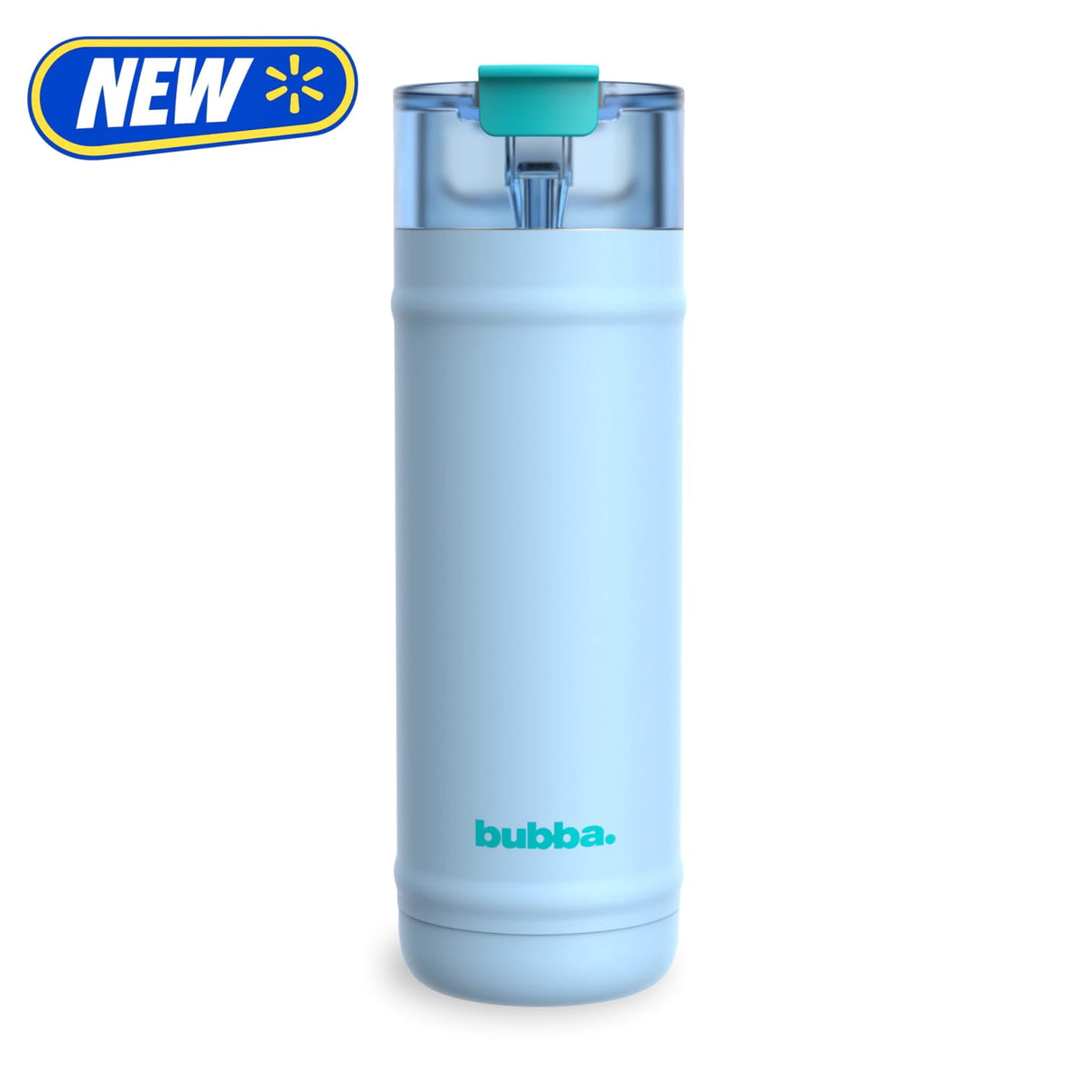 Bubba 32oz DualSip Insulated Stainless Steel Water Bottle with Straw & Sip Lid, Moodbooster Purple/Blue