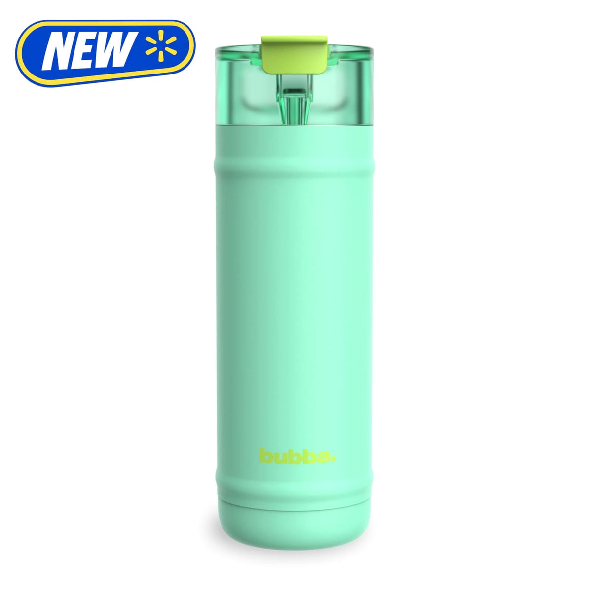 Bubba 32oz DualSip Insulated Stainless Steel Water Bottle with Straw & Sip Lid, Moodbooster Purple/Blue