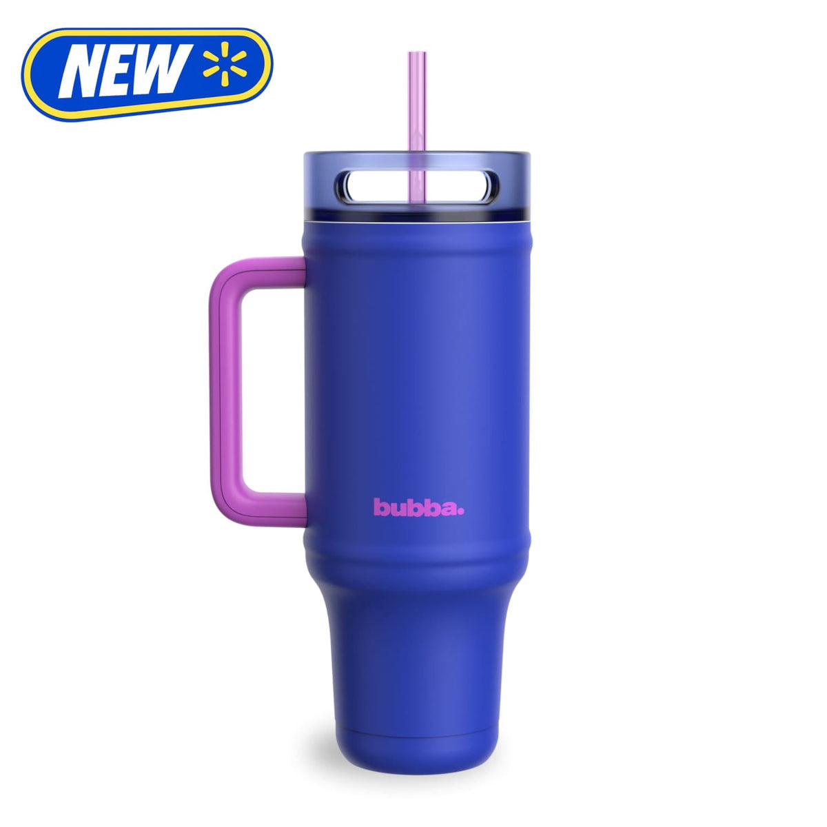 Bubba 40oz AutoClose Insulated Stainless Steel Tumbler with Straw and Handle, Office Siren Black