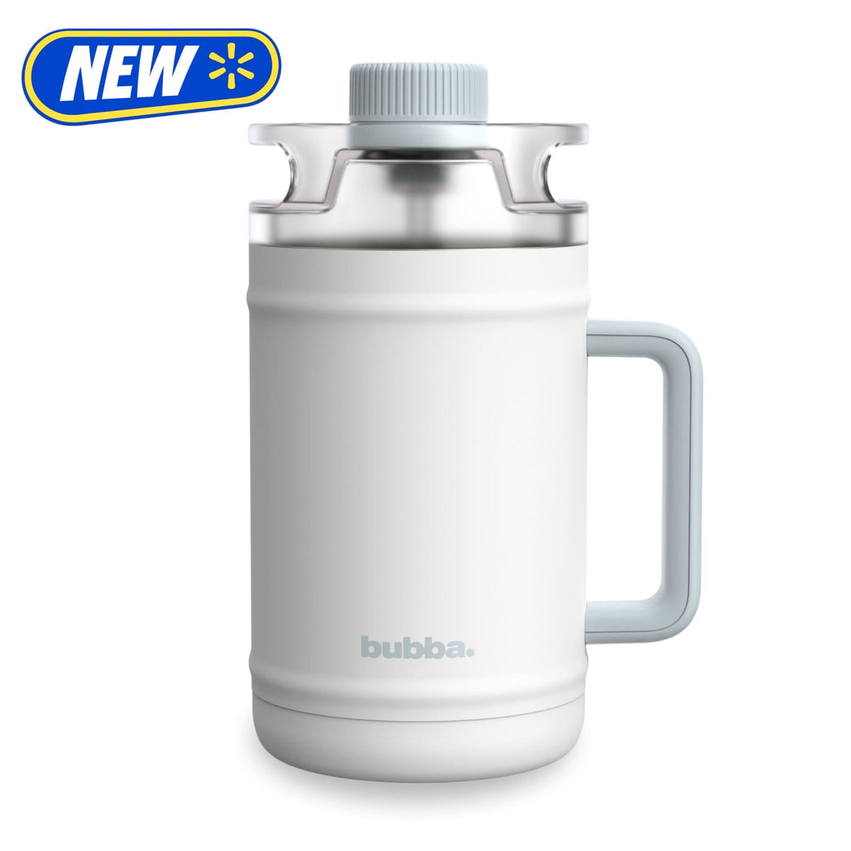 Bubba 52oz DualSip Insulated Stainless Steel Water Keg with Built-In Straw and Drink Opening and Side Handle, Moodbooster Purple/Blue