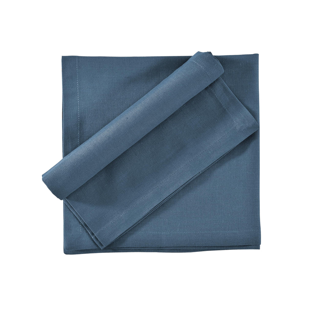 Fingercraft Cloth Napkin, Solid Color Cotton Linen Blend Table Napkins, Soft and Absorbent Fabric, Set of 12, Blush Pink