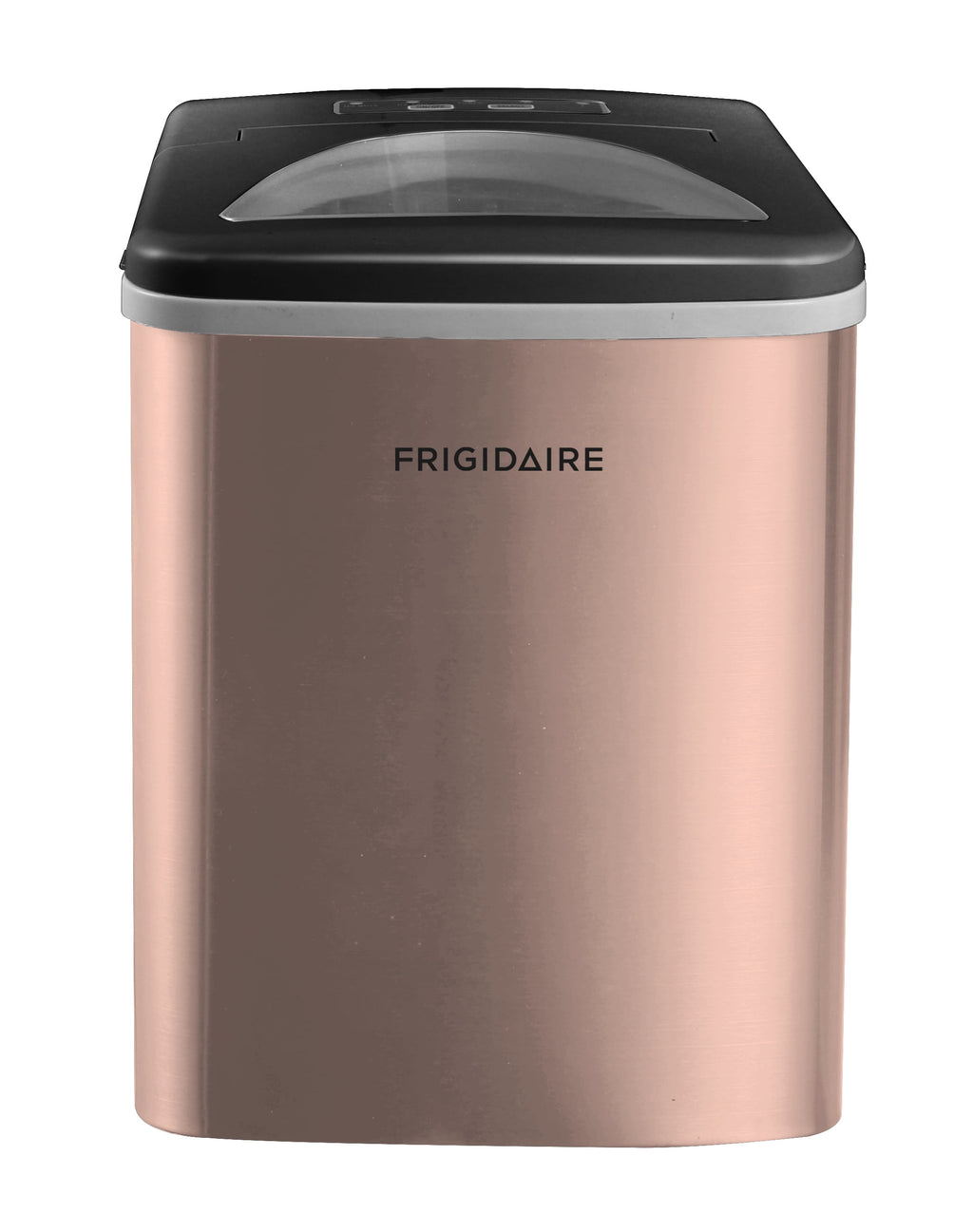 Frigidaire 26 lb. Bullet Ice Maker, Countertop Ice Machine with LED Control Panel, Red Stainless Steel