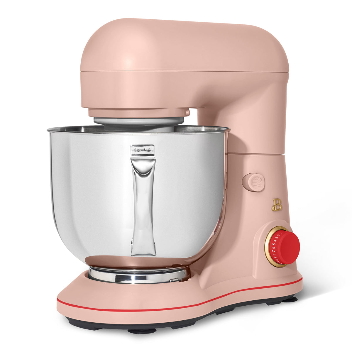 Beautiful 5.3 Qt Stand Mixer, Lightweight & Powerful with Tilt-Head, Chocolate by Drew Barrymore