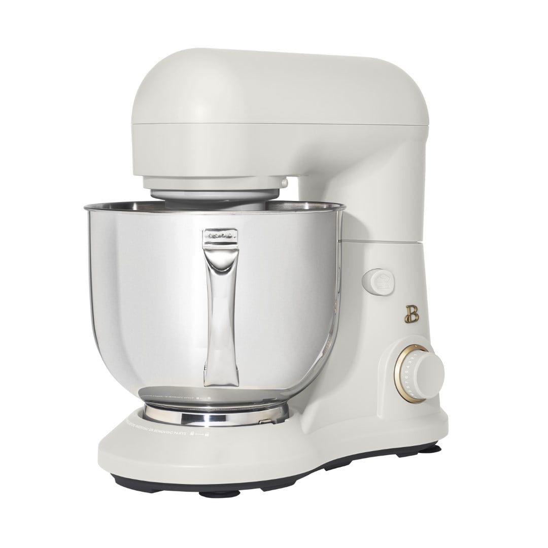 Beautiful 5.3 Qt Stand Mixer, Lightweight & Powerful with Tilt-Head, Chocolate by Drew Barrymore