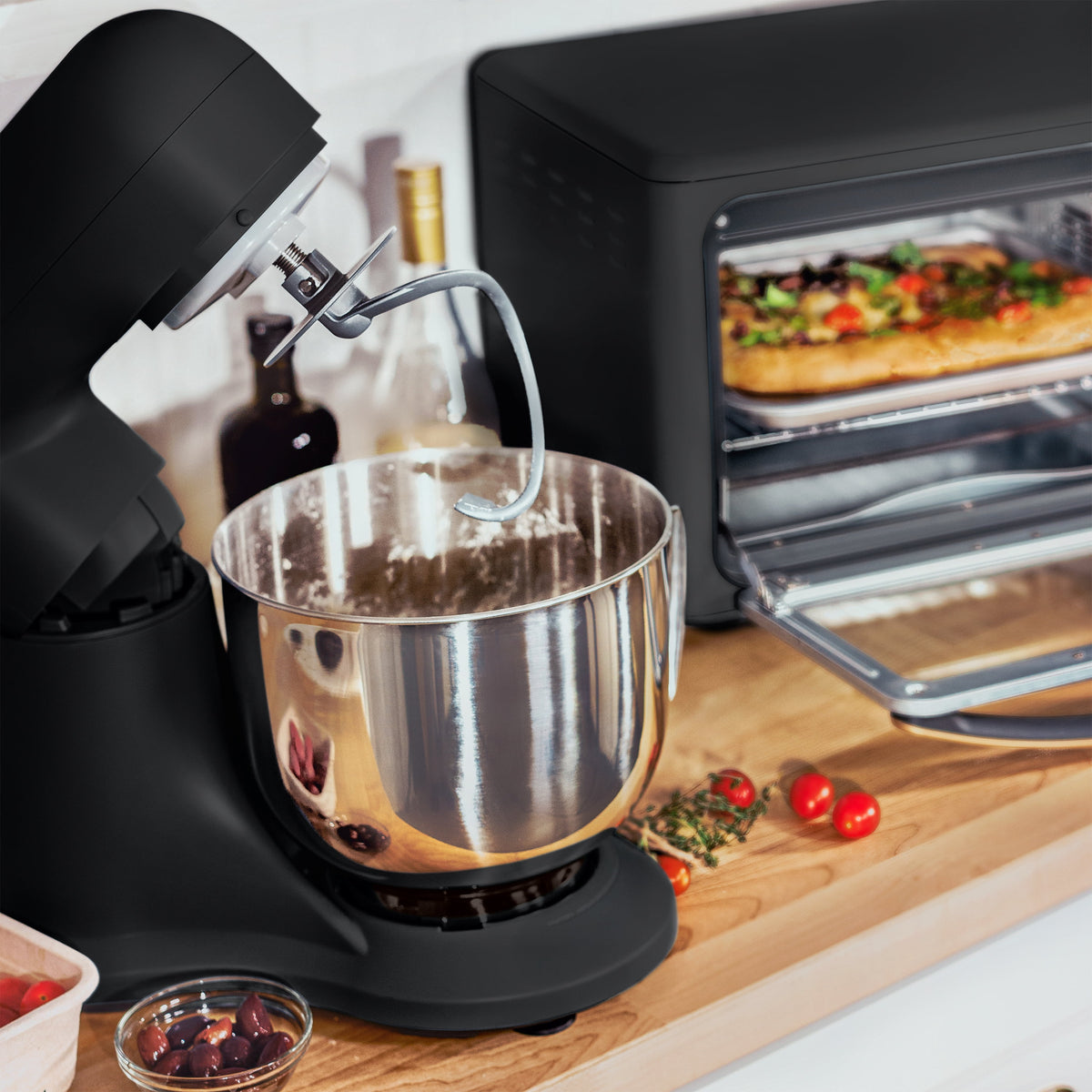 Beautiful 5.3 Qt Stand Mixer, Lightweight & Powerful with Tilt-Head, Chocolate by Drew Barrymore
