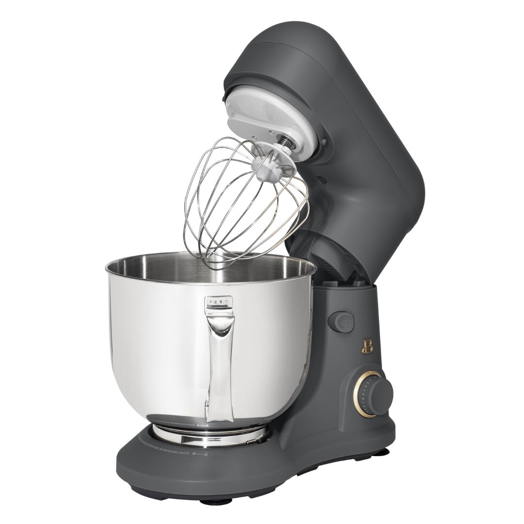 Beautiful 5.3 Qt Stand Mixer, Lightweight & Powerful with Tilt-Head, Chocolate by Drew Barrymore