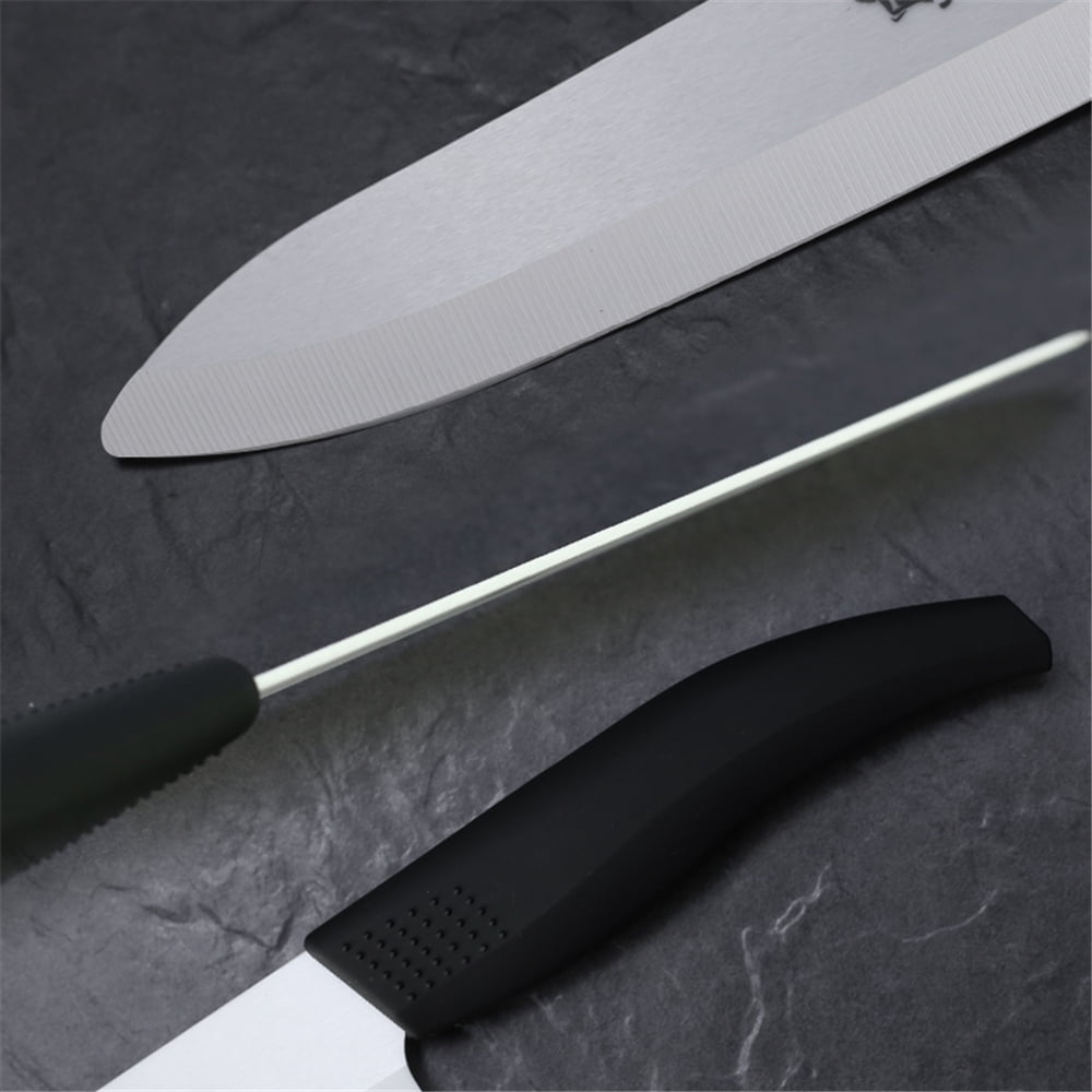 Ceramic Kitchen Knife 6 inch Chef Knife with Cover Fruit Paring Knife for Cutting Slicing Cheese Lettuce Vegetable