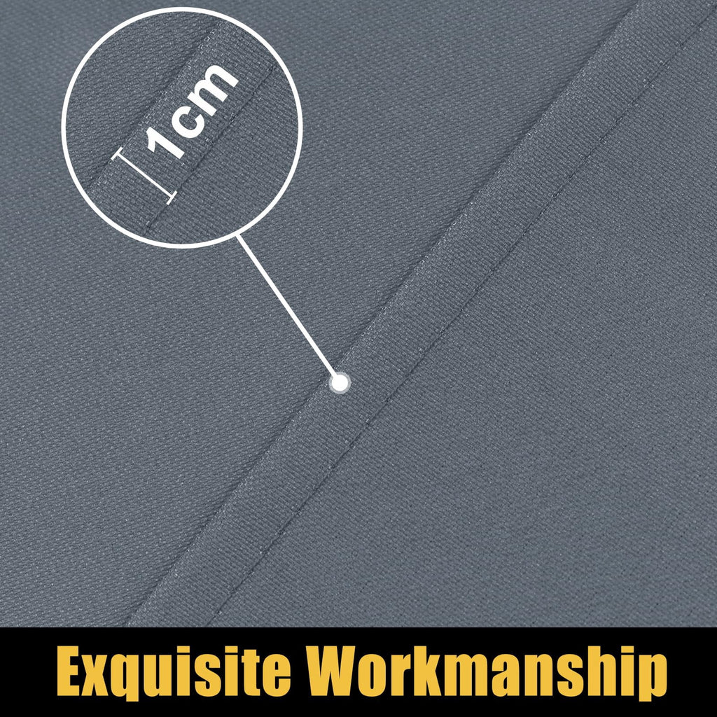 Smiry Rectangle Picnic Tablecloth, Waterproof Wipeable Table Cloth, Washable Elastic Table Cover for Outdoor and Indoor, 30"x72", Black