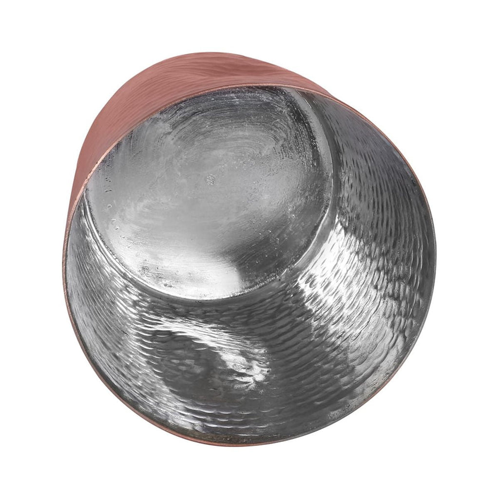 De Kulture Works Pure Copper Dimple Glasses Cup Tumbler With Tin Plating, 3.5x 4 (DH) inches