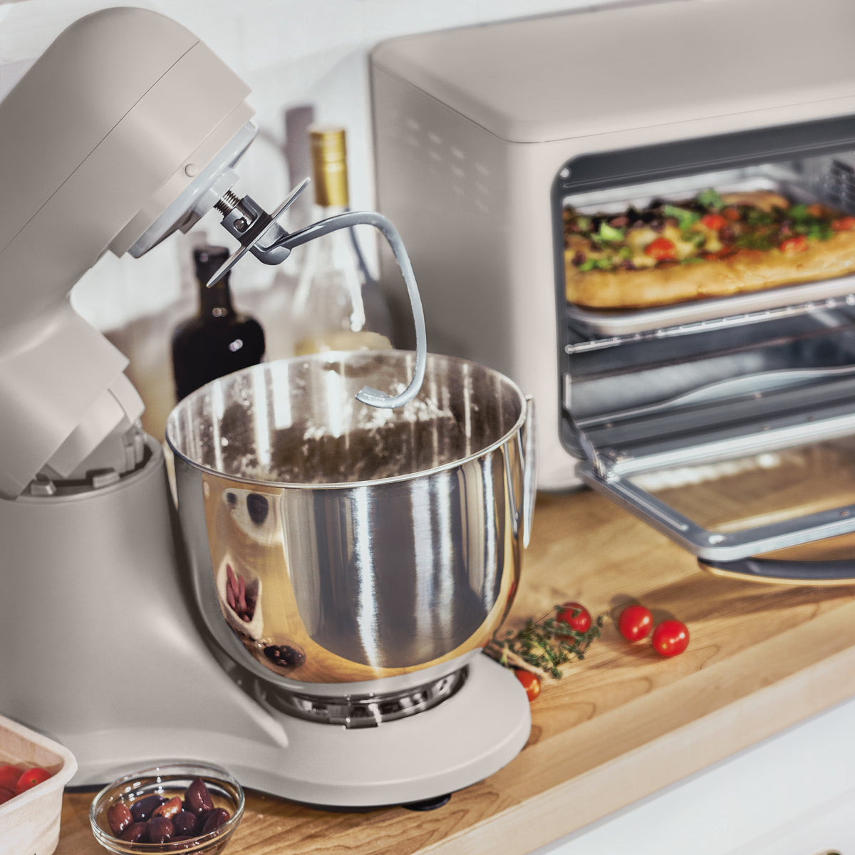 Beautiful 5.3 Qt Stand Mixer, Lightweight & Powerful with Tilt-Head, Chocolate by Drew Barrymore
