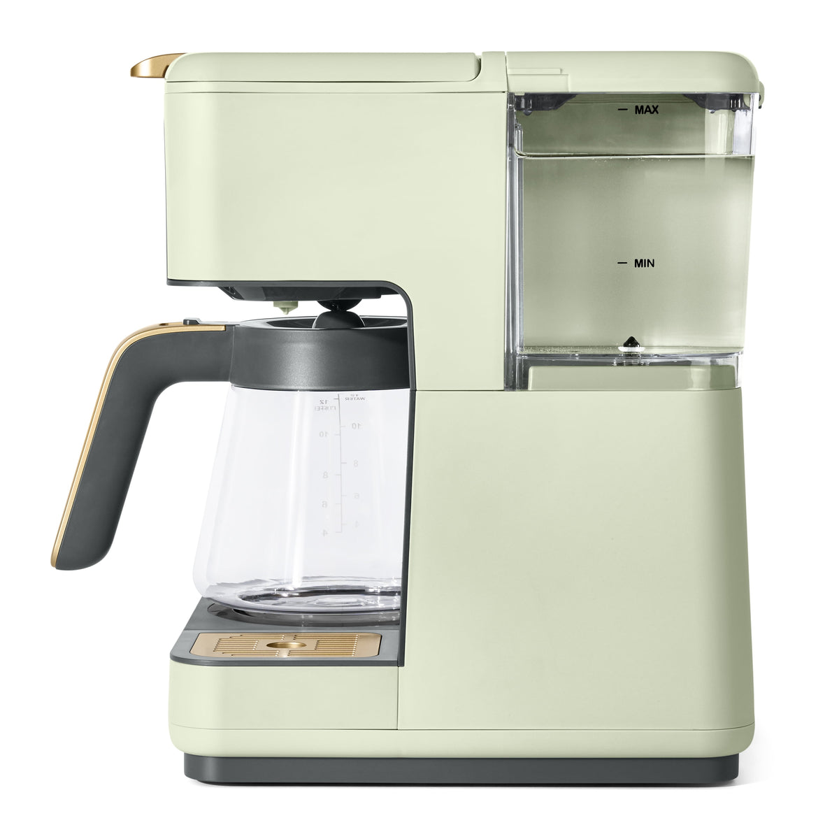 Beautiful by Drew Barrymore Multi-Brew 12-Cup Programmable Drip & Single-Serve Coffee Maker, White Icing