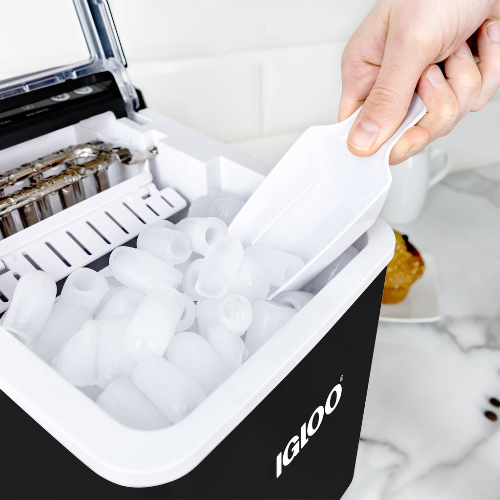 Igloo 26 lb. Automatic Portable Countertop Ice Maker Machine, White