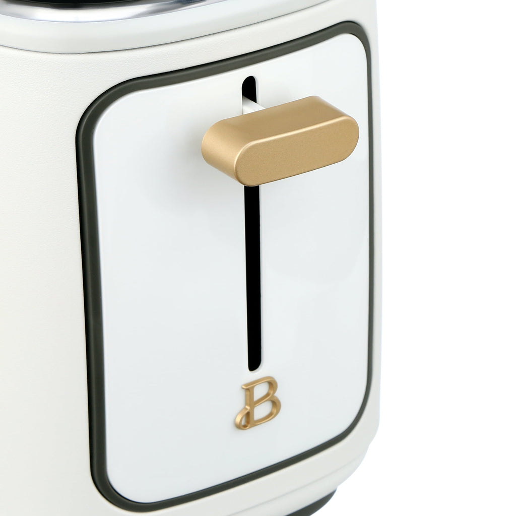 Beautiful 2 Slice Toaster with Touch-Activated Display, Thyme Green by Drew Barrymore