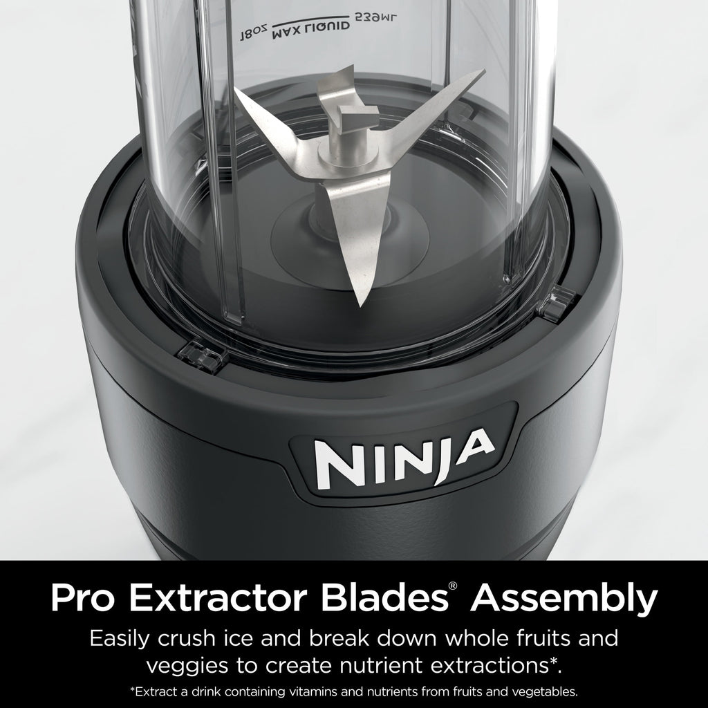 Ninja Nutri-Blender 20-Oz Personal Blender, (2) 20-Oz Dishwasher-Safe To-Go Cups, Smoothie, BN300GY Gray