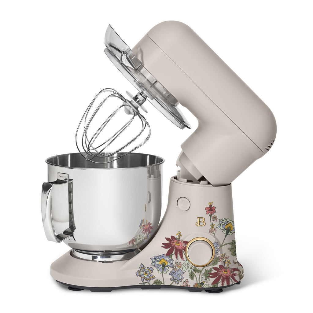 Beautiful 5.3 Qt Stand Mixer, Lightweight & Powerful with Tilt-Head, Chocolate by Drew Barrymore