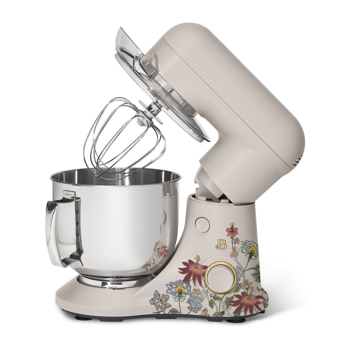 Beautiful 5.3 Qt Stand Mixer, Lightweight & Powerful with Tilt-Head, Chocolate by Drew Barrymore