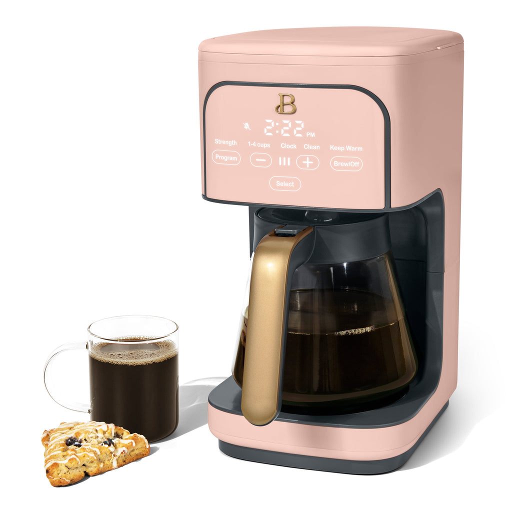 Beautiful 12 cup Programmable Coffee Maker, Thyme Green by Drew Barrymore