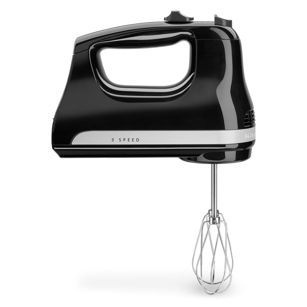 KitchenAid Ultra Power Corded 3-Speed Hand Mixer, Black