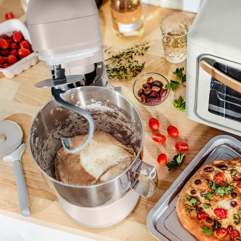 Beautiful 5.3 Qt Stand Mixer, Lightweight & Powerful with Tilt-Head, Chocolate by Drew Barrymore