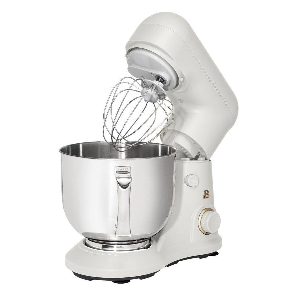 Beautiful 5.3 Qt Stand Mixer, Lightweight & Powerful with Tilt-Head, Chocolate by Drew Barrymore