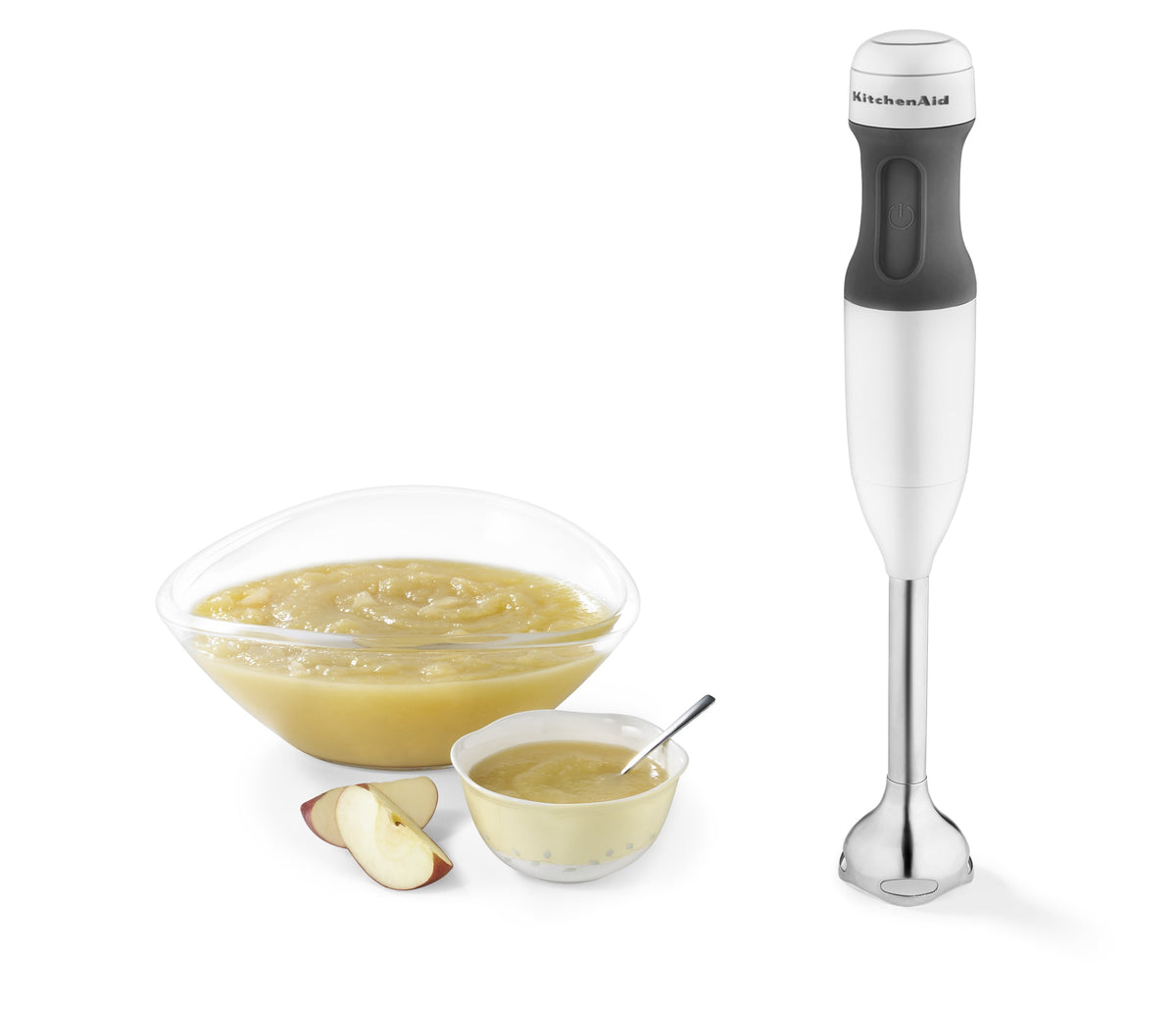 KitchenAid 2-Speed Corded Hand Blender, Onyx Black with Blending Jar and Lid, KHB1231OB