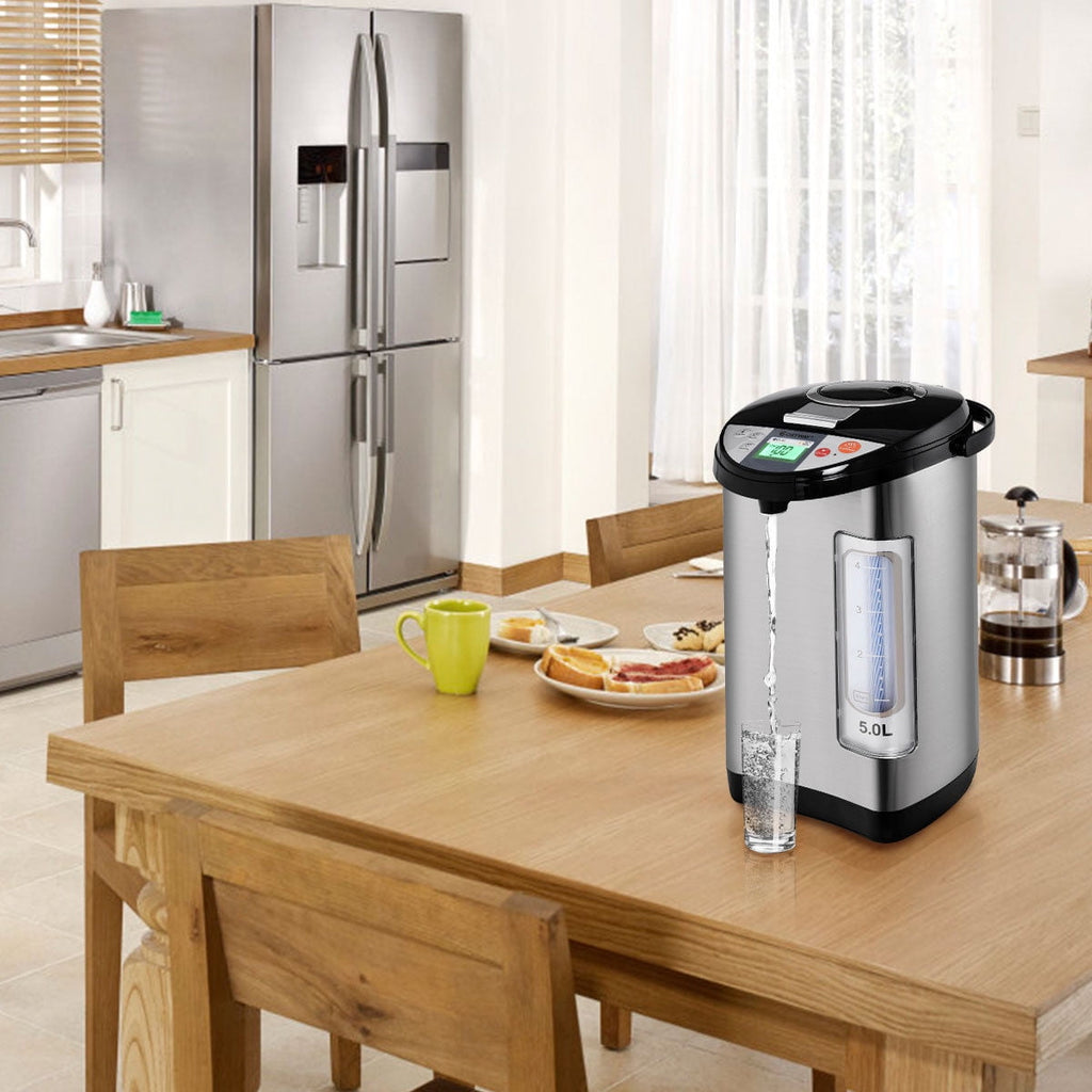 Costway 5-Liter LCD Water Boiler and Warmer Electric Hot Pot Kettle Hot Water Dispenser