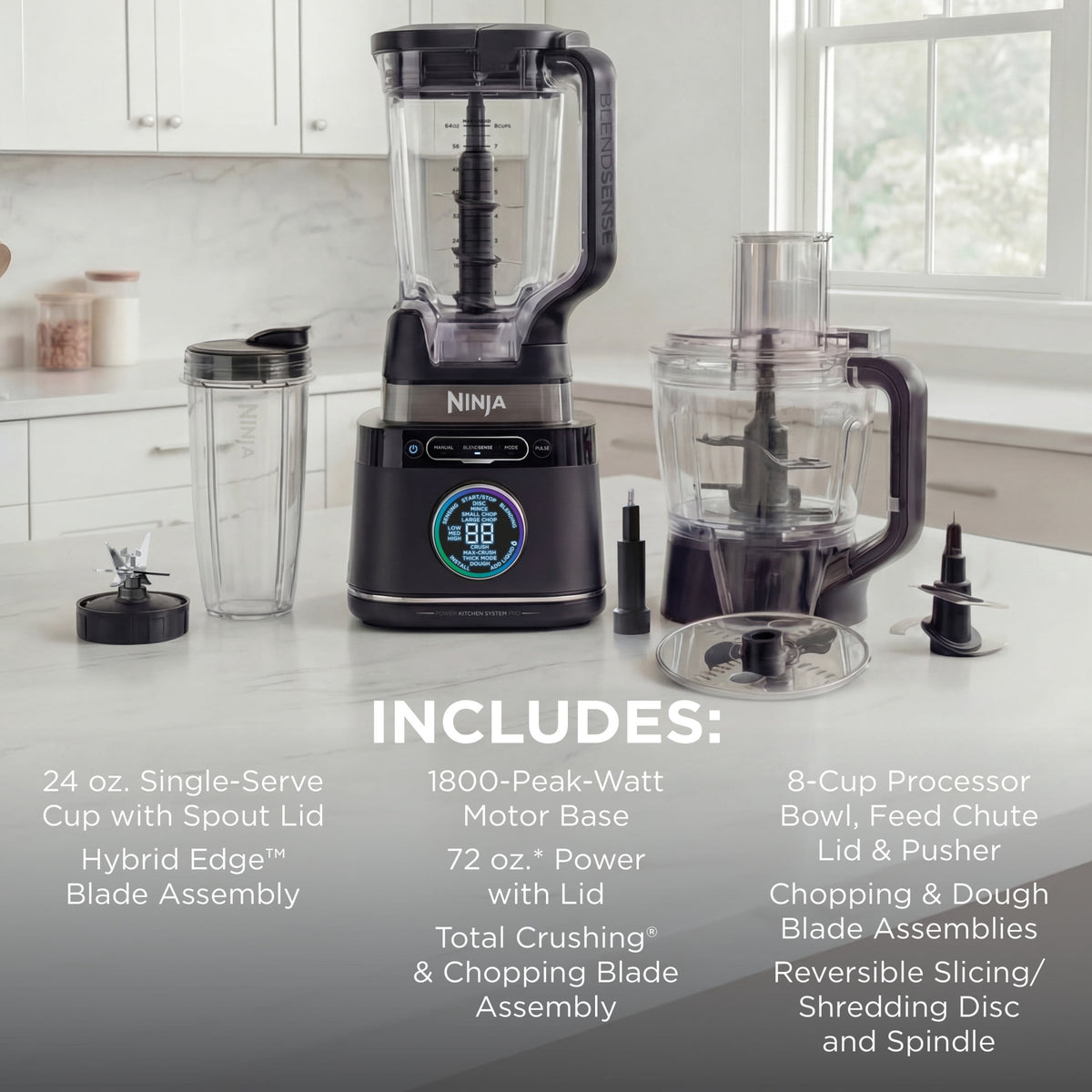 Ninja Detect™ Power Kitchen System Pro with BlendSense™ Technology