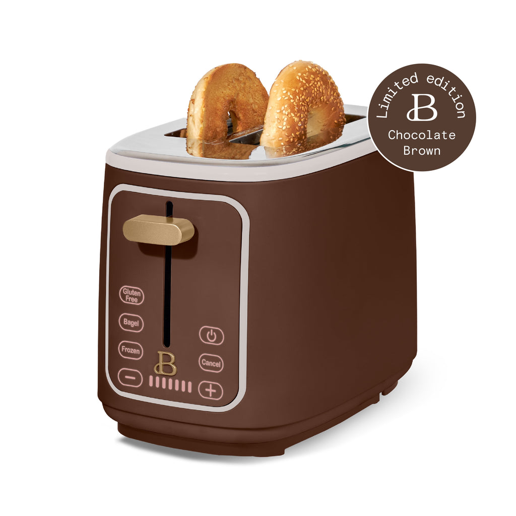 Beautiful 2 Slice Toaster with Touch-Activated Display, Thyme Green by Drew Barrymore