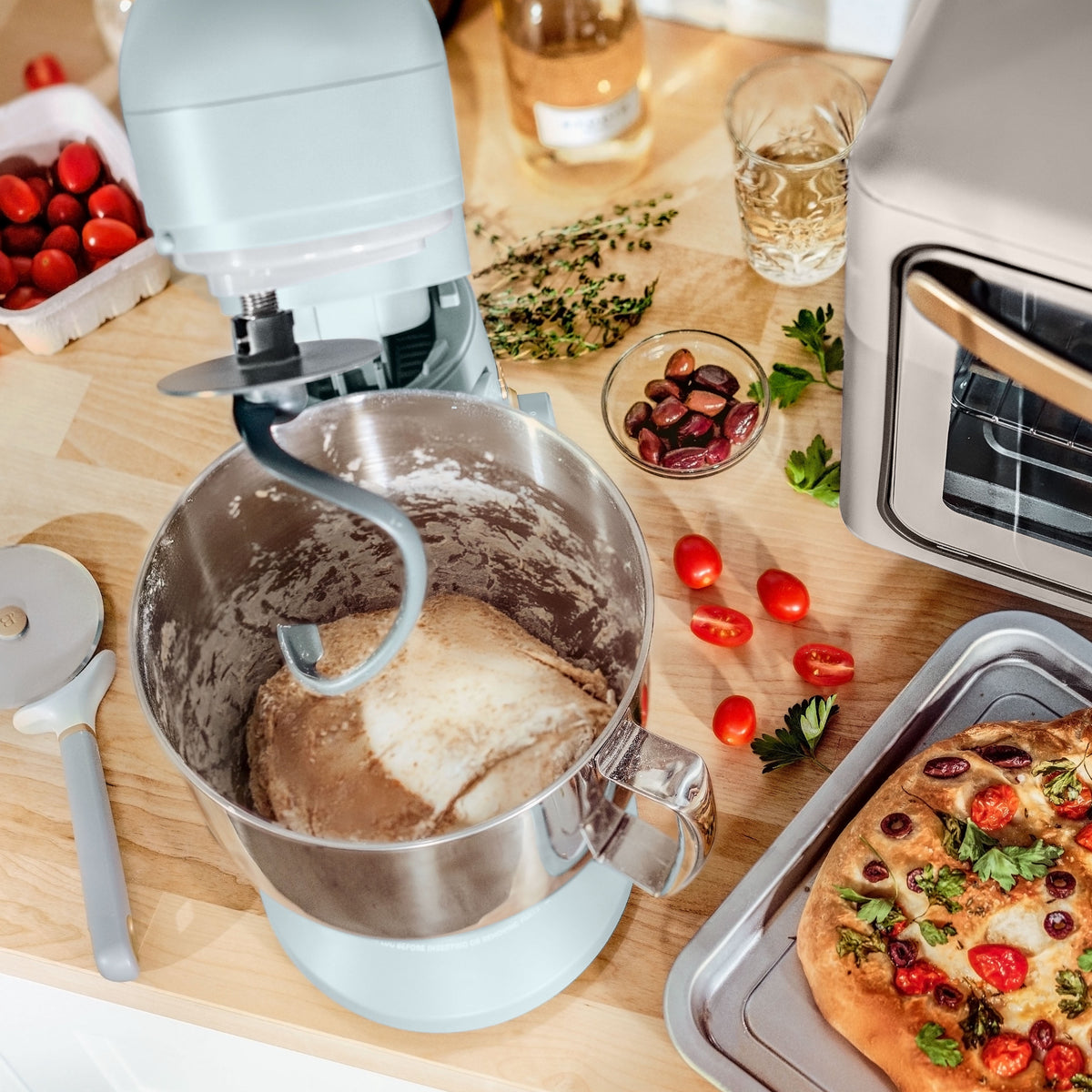 Beautiful 5.3 Qt Stand Mixer, Lightweight & Powerful with Tilt-Head, Chocolate by Drew Barrymore
