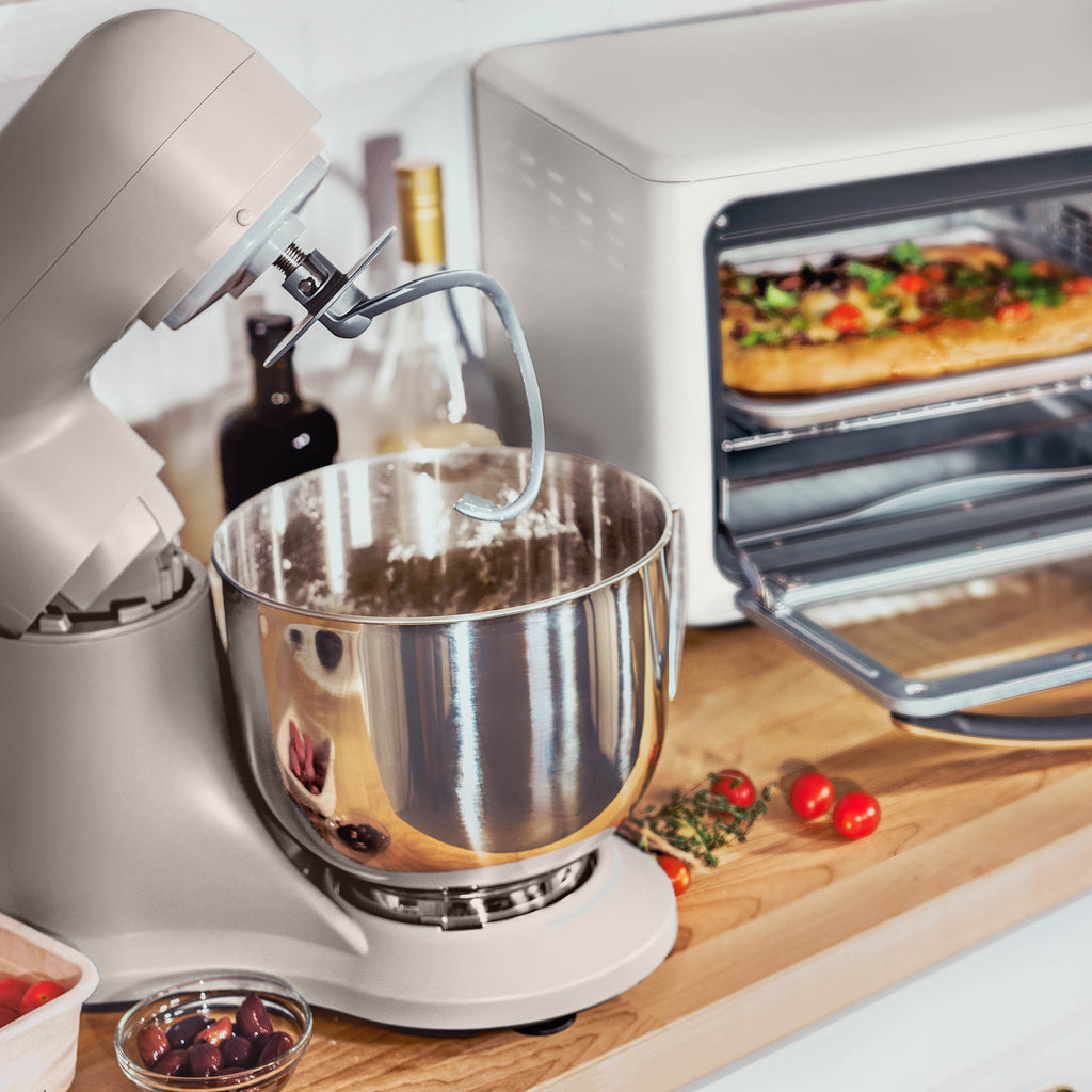 Beautiful 5.3 Qt Stand Mixer, Lightweight & Powerful with Tilt-Head, Chocolate by Drew Barrymore